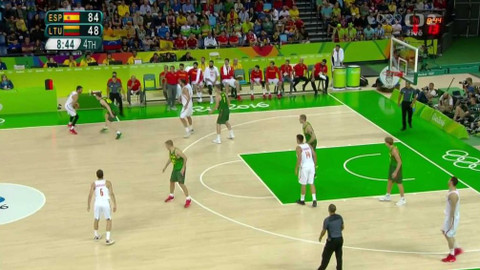 XXXI. letní olympijské hry 2016 Rio de Janeiro - Basketbal: Španělsko - Litva (muži)