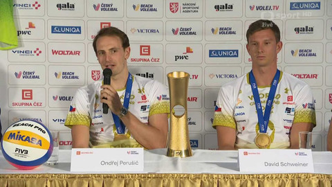 MS v plážovém volejbalu 2023 Mexiko - Tisková konference po MS