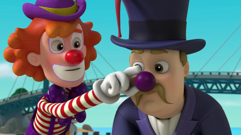 Tlapková patrola - Tlapky zachraňují dvojitého Rubbla / Tlapky zachraňují klauna