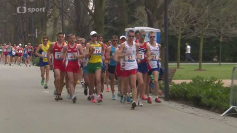 Atletika - M ČR v chůzi 2015 Poděbrady