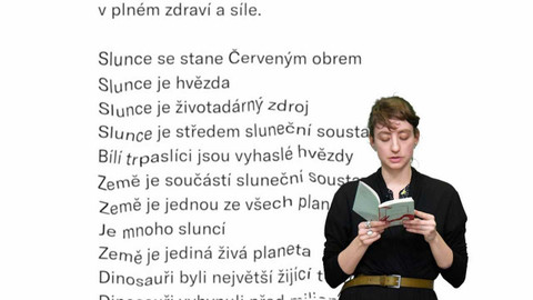 Jedna báseň - Tereza Bínová