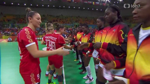 XXXI. letní olympijské hry 2016 Rio de Janeiro - Házená: Angola – Černá Hora (ženy)