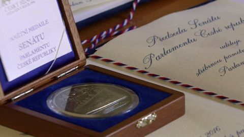 Stříbrné medaile Senátu - Stříbrné medaile Senátu PČR 2016