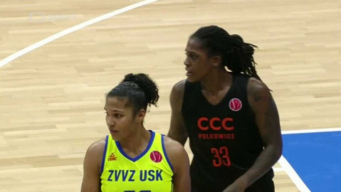 Evropská liga v basketbalu - ZVVZ USK Praha - CCC Polkowice