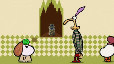 Minuta v muzeu - Albarello zdobené palmetami