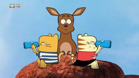 Olí a Jůla - Australský klokaní závod