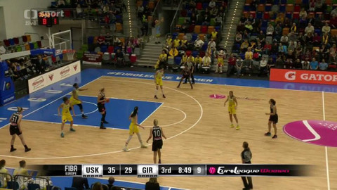 Evropská liga v basketbalu - ZVVZ USK Praha - Spar CityLift Girona