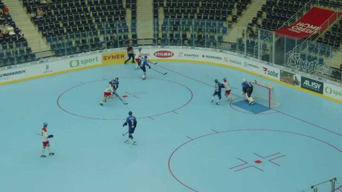 MS juniorů v hokejbalu 2023 Česko - Česko - Slovensko