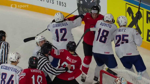 MS v ledním hokeji 2017 Německo a Francie - Švýcarko - Francie