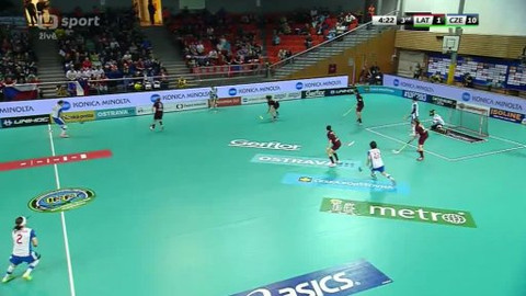 MS ve florbalu žen 2013 Česko - Lotyšsko - Česko