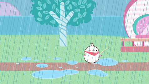 Molang - Uplakaný den