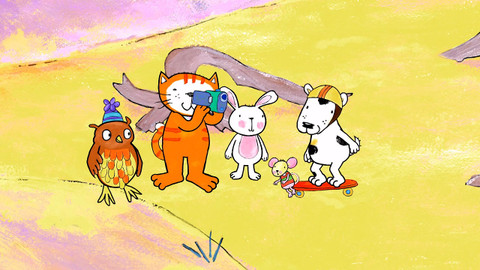 Kočička Poppy - Skateboardová hvězda