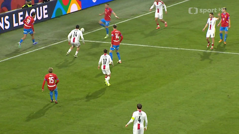 Liga národů UEFA - Česko - Gruzie