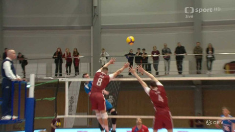 Zlatá evropská volejbalová liga - Lotyšsko - Česko