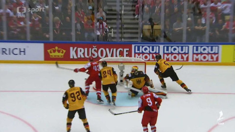 MS v ledním hokeji 2018 Dánsko - Německo - Dánsko