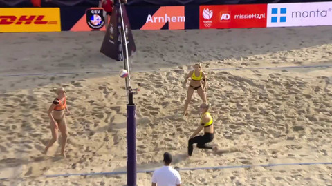 ME v plážovém volejbalu 2024 Nizozemsko - Německo - Nizozemsko