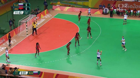 XXXI. letní olympijské hry 2016 Rio de Janeiro - Házená: Rusko - Angola (ženy)