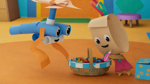 Papírové město - 36/52 Květina pro Mouchu