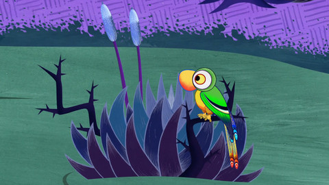 Příběhy Tinga Tinga - 41/52 Proč papoušek neudrží tajemství