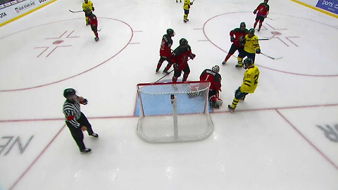 MS v ledním hokeji U18 2025 USA - Kanada - Švédsko