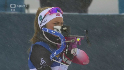 MS v biatlonu 2019 Švédsko - Závod žen s hromadným startem na 12,5 km