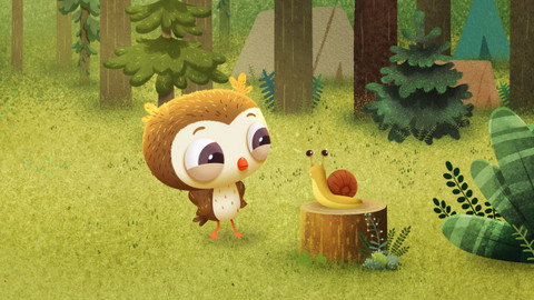 Sovík zvaný Otík - Šnečí mazlíček