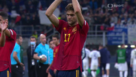 Liga národů UEFA - Španělsko - Francie