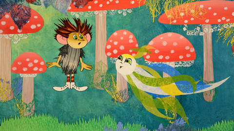 O skřítku Racochejlovi - Jak chtěl strašit