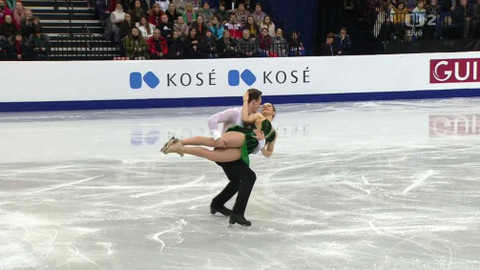 ME v krasobruslení 2019 Bělorusko - Krátké tance