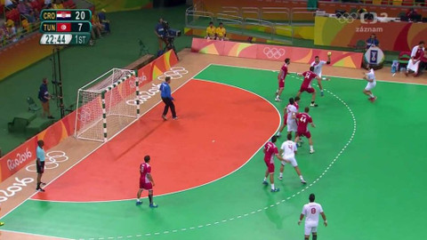 XXXI. letní olympijské hry 2016 Rio de Janeiro - Házená: Chorvatsko - Tunisko (muži)