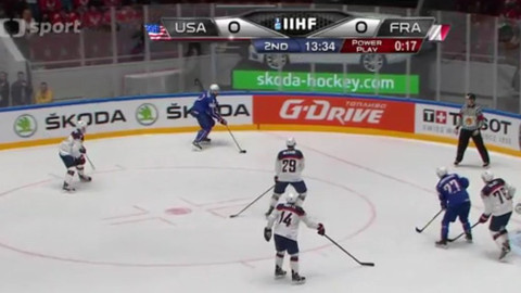 MS v ledním hokeji 2016 Rusko - USA - Francie