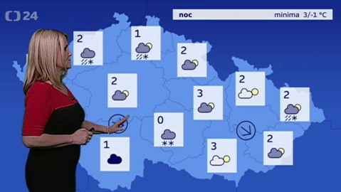 Předpověď počasí - 22. dubna 2017 17:55