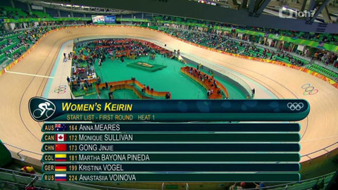 XXXI. letní olympijské hry 2016 Rio de Janeiro - Dráhová cyklistika: Keirin (ženy), sprint (muži), stíhací závod družstev (ženy)