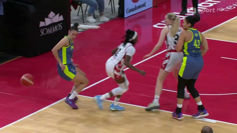 Evropská liga v basketbalu - Casedemont Zaragoza - ZVVZ USK Praha