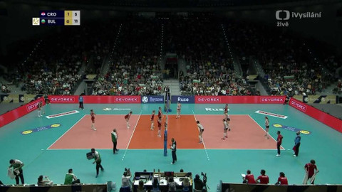 Zlatá evropská volejbalová liga - Chorvatsko - Bulharsko