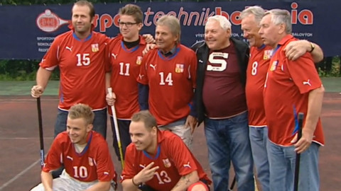 Setkání fotbalových a hokejových legend