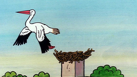 Říkadla Josefa Lady - Čáp sedí pod dubem