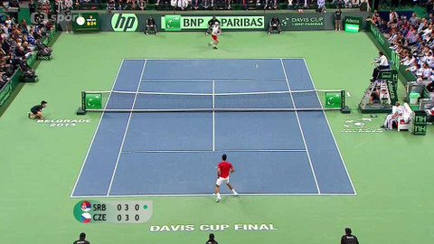 Davis Cup - Finále Srbsko - Česko