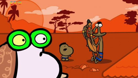 Minuta v muzeu - Africká harfa „kundi“