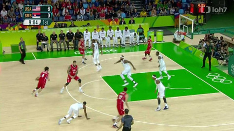 XXXI. letní olympijské hry 2016 Rio de Janeiro - Basketbal: USA - Srbsko (muži)