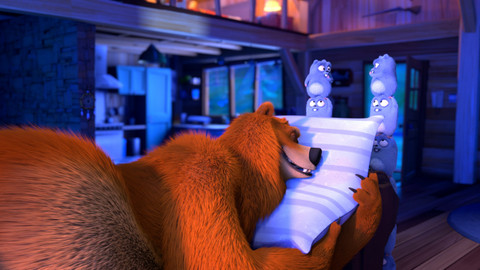 Méďa a lumíci - Medvědí polštářek