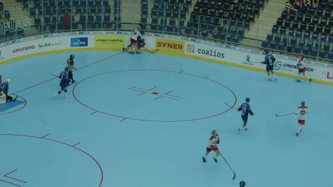 MS juniorů v hokejbalu 2023 Česko - Česko - Slovensko