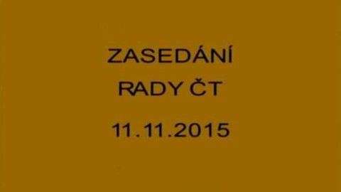Jednání Rady České televize - 20. jednání Rady ČT v roce 2015