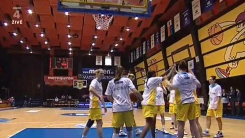 Evropská liga v basketbalu - ZVVZ USK Praha - Halcon Avenida