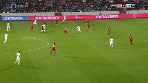 Fotbal - Česko - Srbsko