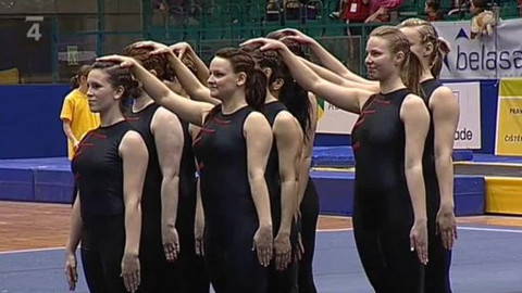 Gymnastika - M ČR team gym 2010