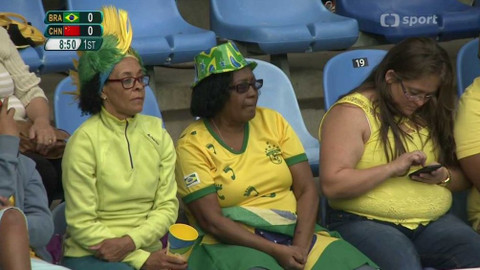 XXXI. letní olympijské hry 2016 Rio de Janeiro - Fotbal: Brazílie - Čína (ženy)