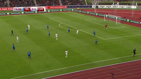 Fotbal - Island - Česko