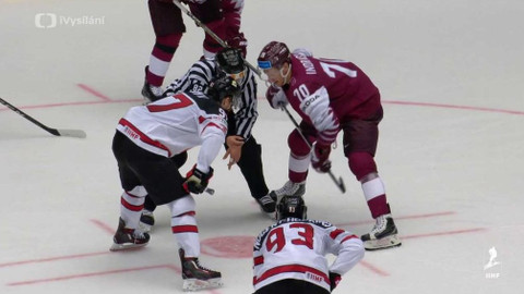 MS v ledním hokeji 2018 Dánsko - Kanada - Lotyšsko
