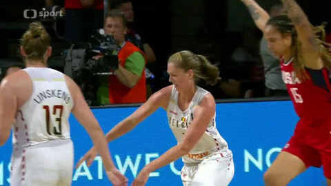 MS v basketbalu žen 2018 Španělsko - Belgie - USA